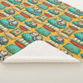 Couverture Sherpa Chat tabby mignon au repos (3/4)
