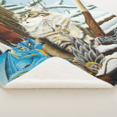 Couverture Sherpa Chat viking et dragon bleu (3/4)