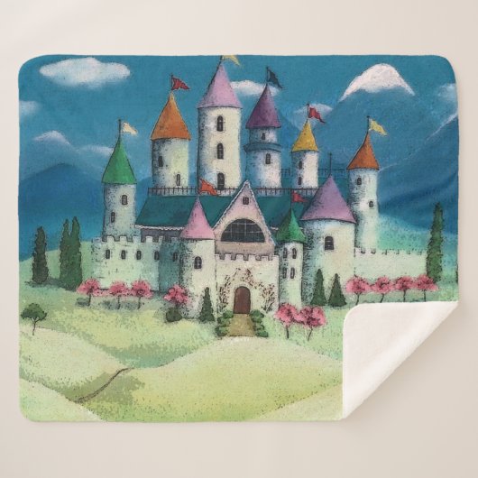 Couverture Sherpa Château des Princesses (Devant (Horizontal))