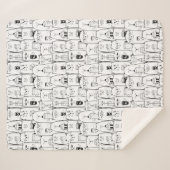 Couverture Sherpa Chats adorables (Devant (Horizontal))