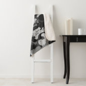 Couverture Sherpa Chats Camouflés Gris Motif Chats Kitty Gris Camo (En situation)