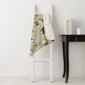 Couverture Sherpa Chats & Chiens : Drôle Texture sans Seamless (En situation)