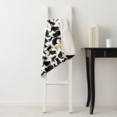 Couverture Sherpa Chats en or noir (En situation)