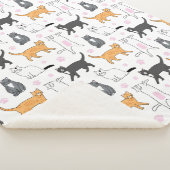 Couverture Sherpa Chats mignons (3/4)