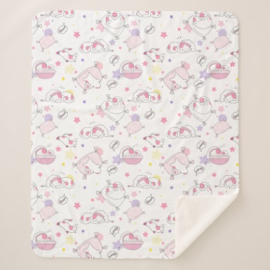 Couverture Sherpa Chats mignons (Devant)