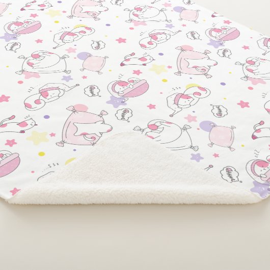 Couverture Sherpa Chats mignons (3/4)