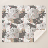 Couverture Sherpa Chats mignons (Devant (Horizontal))