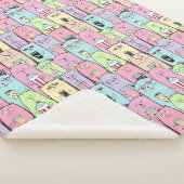 Couverture Sherpa Chats mignons (3/4)