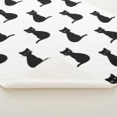 Couverture Sherpa Chats noirs Sherpa Blanket (3/4)