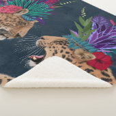 Couverture Sherpa Chaud House Leopards | Un couple (3/4)