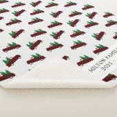 Couverture Sherpa chaudière à buffle roux camionnette monogramme de  (3/4)