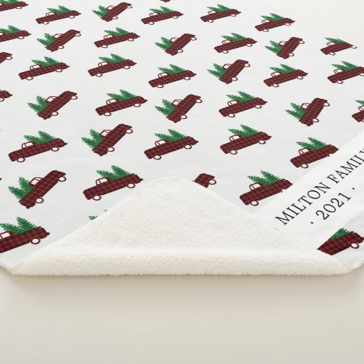 Couverture Sherpa chaudière à buffle roux camionnette monogramme de  (3/4)