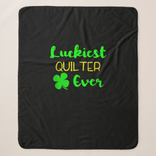 Couverture Sherpa Chauffeur Quilter Jamais Patricks Jour Irlandais Q