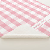 Couverture Sherpa Chaussure blanche rose Chauffage de buffle avec no (3/4)