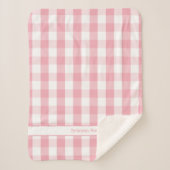 Couverture Sherpa Chaussure blanche rose Chauffage de buffle avec no (Devant)