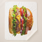 Couverture Sherpa ChaussureHabille hamburger empilé thic (Devant)