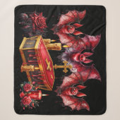 Couverture Sherpa Chauves-souris vampires (Devant)