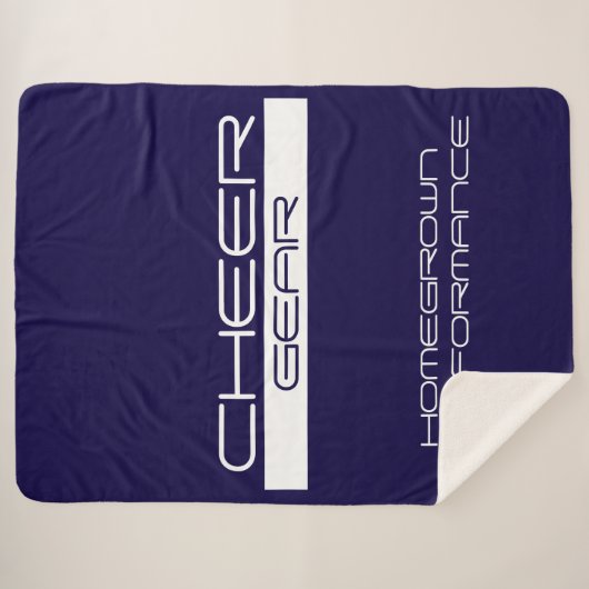 COUVERTURE SHERPA CHEERGEAR (Devant (Horizontal))