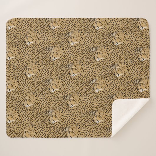 Couverture Sherpa Cheetah (Devant (Horizontal))
