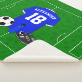 Couverture Sherpa Chemise de football personnalisée (3/4)