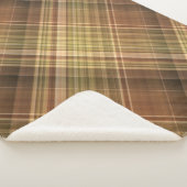 Couverture Sherpa Chêne rustique Brown et plat d'olive (3/4)