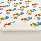Couverture Sherpa chenille bébé mignonne (3/4)