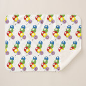 Couverture Sherpa chenille bébé mignonne (Devant (Horizontal))