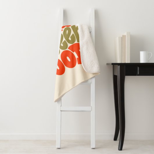 Couverture Sherpa Cher Père Noël, j'ai été bon design (En situation)