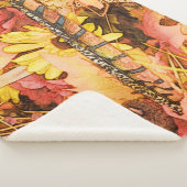 Couverture Sherpa Cherokee en cuivre (3/4)