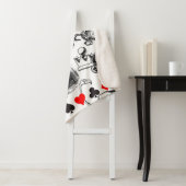 Couverture Sherpa Cheshire Chat classique alice au merveilleux fou (En situation)