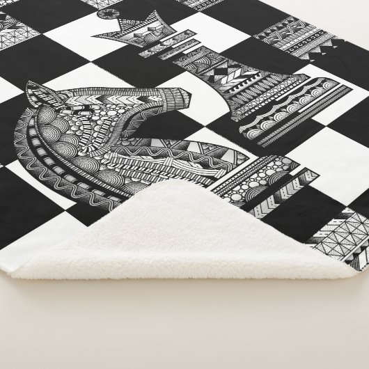 Couverture Sherpa Chess Knight and Queen - Art zen (3/4)