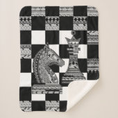 Couverture Sherpa Chess Knight and Queen - Art zen (Devant)