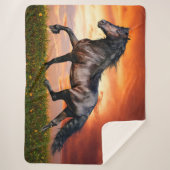 Couverture Sherpa Cheval (Devant)