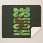 Couverture Sherpa cheval (Devant (Horizontal))