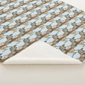 Couverture Sherpa "Cheval de Carrousel" (3/4)