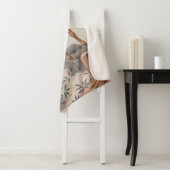 Couverture Sherpa cheval heureux en brun (En situation)