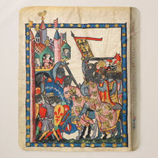 Couverture Sherpa Cheval Lavande Approche de la Tour