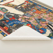 Couverture Sherpa Cheval Lavande Approche de la Tour (3/4)