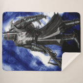 COUVERTURE SHERPA CHEVALIER BLEU (Devant (Horizontal))