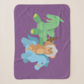 Couverture Sherpa Chevalier de l'ours Teddy (Devant)