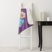 Couverture Sherpa Chevalier de l'ours Teddy (En situation)