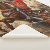 COUVERTURE SHERPA CHEVALIER SUR LE CHEVAL (3/4)