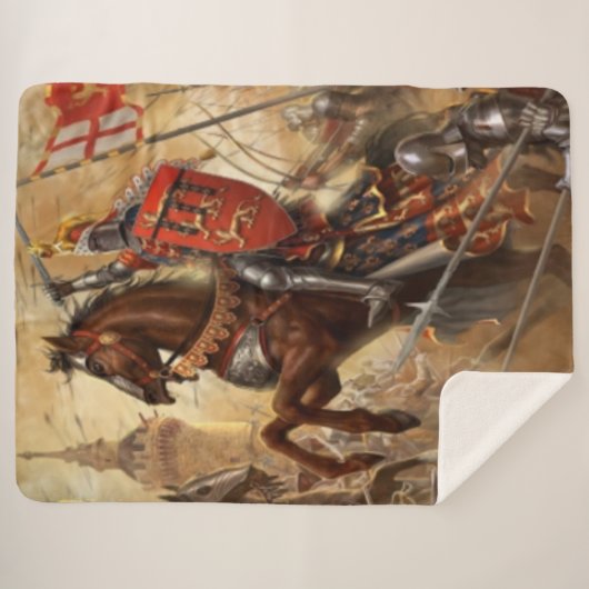 COUVERTURE SHERPA CHEVALIER SUR LE CHEVAL (Devant (Horizontal))