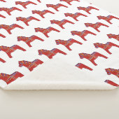 Couverture Sherpa Chevaux de Dala (3/4)