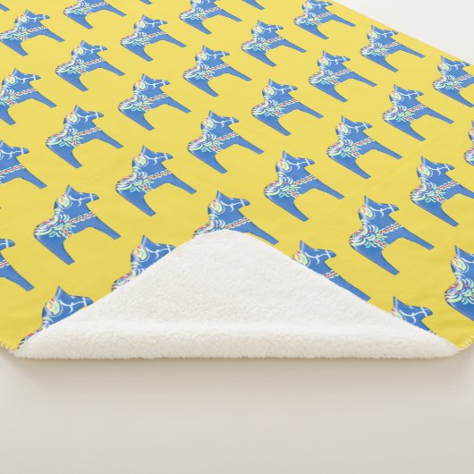 Couverture Sherpa Chevaux de Noël (3/4)