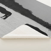 Couverture Sherpa Chevaux sur la neige sbcna (3/4)