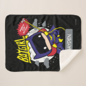Couverture Sherpa Chibi Batgirl Prêt Pour L'Action (Devant (Horizontal))