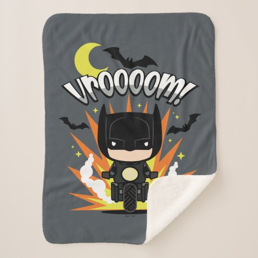Couverture Sherpa Chibi Batman Batcycle (Devant)