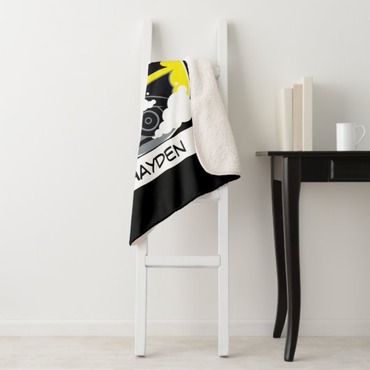 Couverture Sherpa Chibi Batman Dans Le Batmobile (En situation)