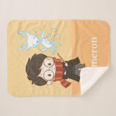 Couverture Sherpa Chibi HARRY POTTER™ Patronus (Devant (Horizontal))